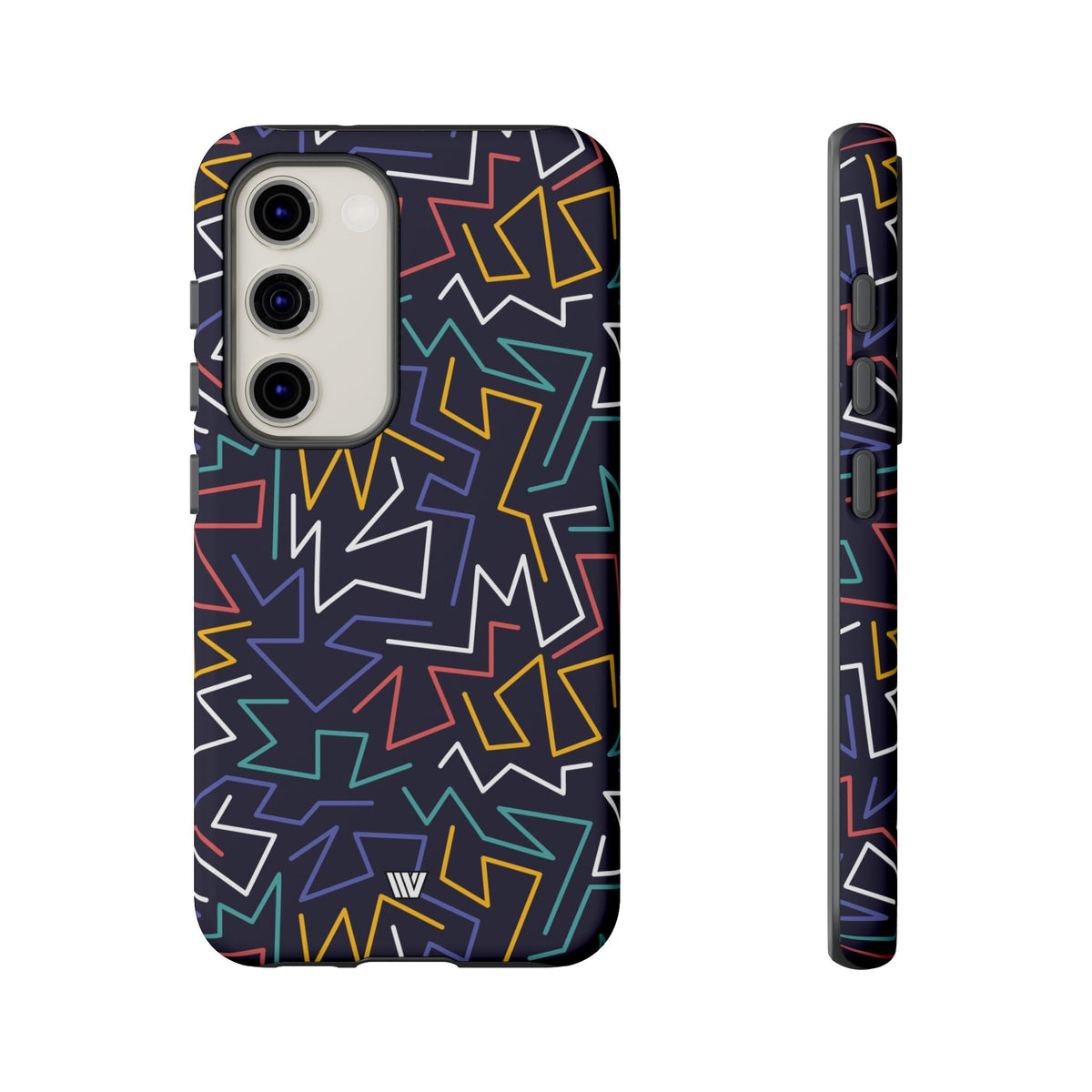 Tough Impact Resistant Phone Case ZIGZAG NIGHT