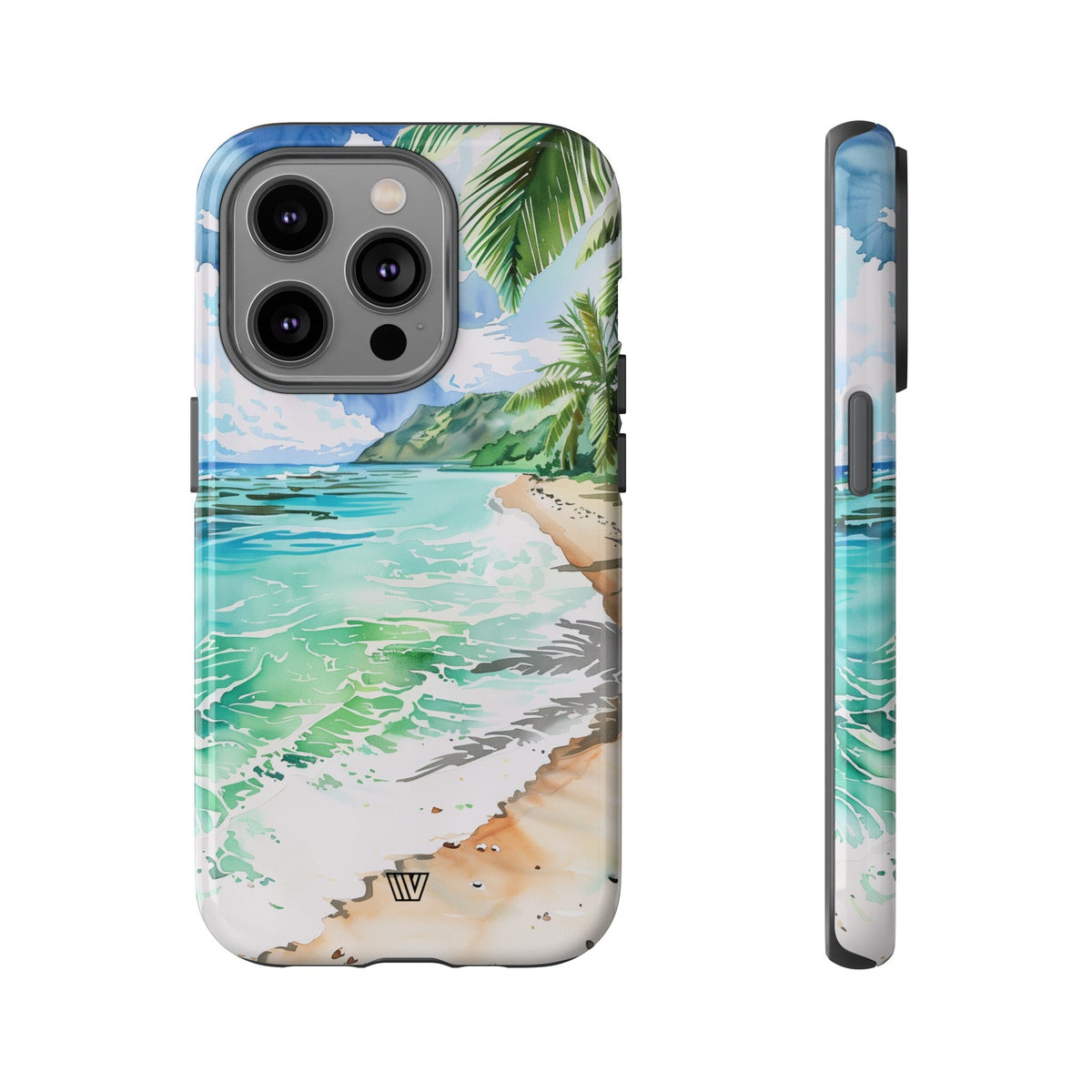 Watercolor Beach Tough Phone Case