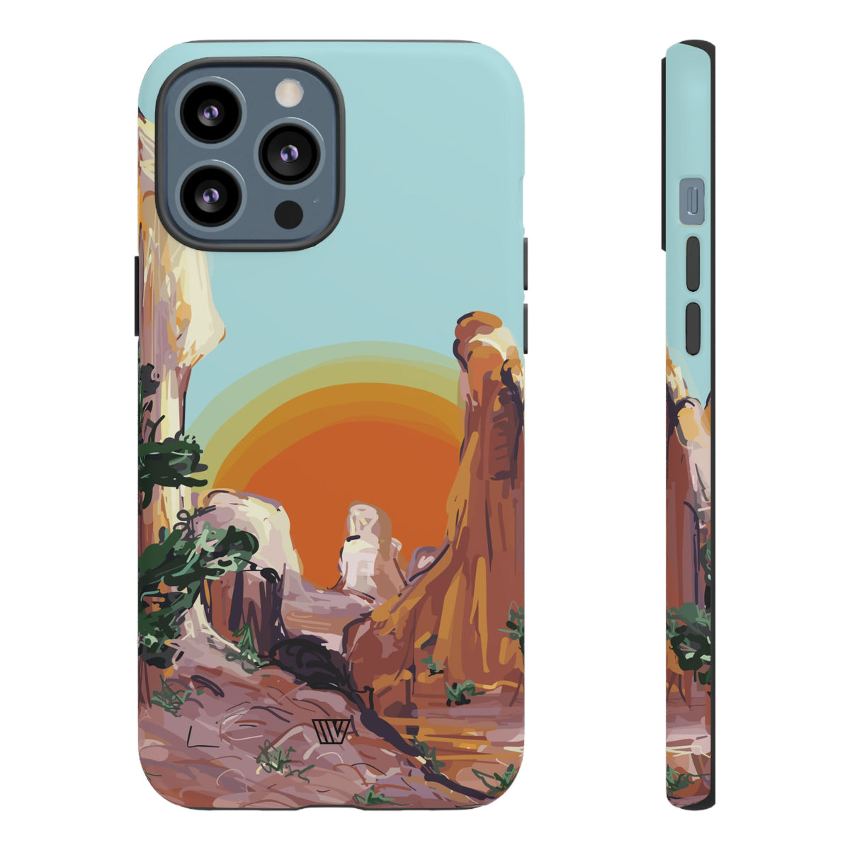 Tough Phone Case 8ft Drop Tested DESERT SUNRISE TROVVVE X EARTH FORMATIONS