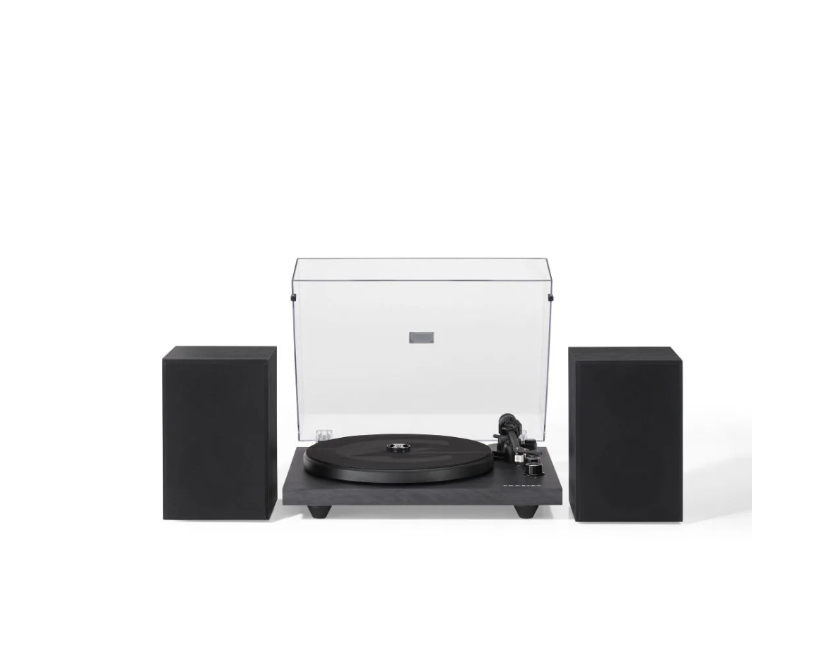 Crosley C62C-BK Belt-Drive 2-Speed Vinyl Bluetooth Turntable Record Player Black -NEW
