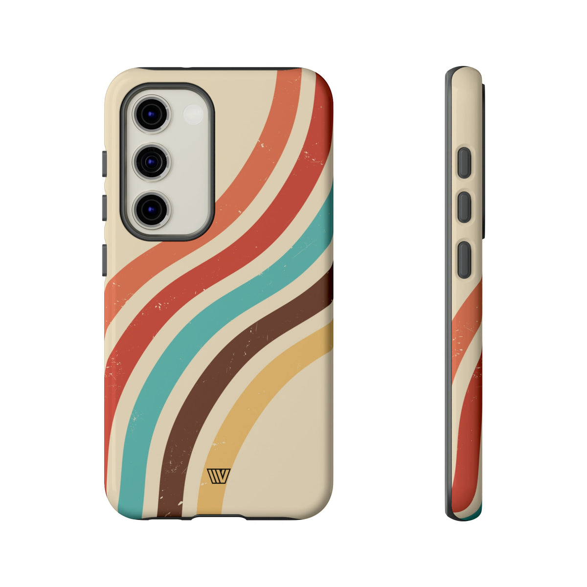 Vintage Stripe Tough Durable Phone Case