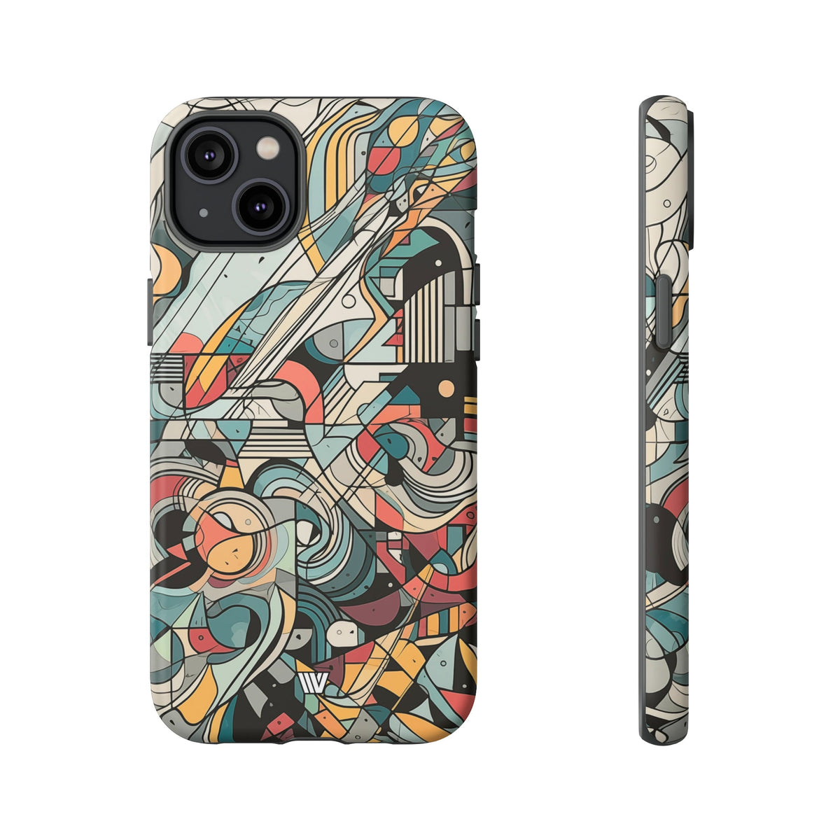 Abstract Doodle #2 Impact-Resistant Tough Phone Case
