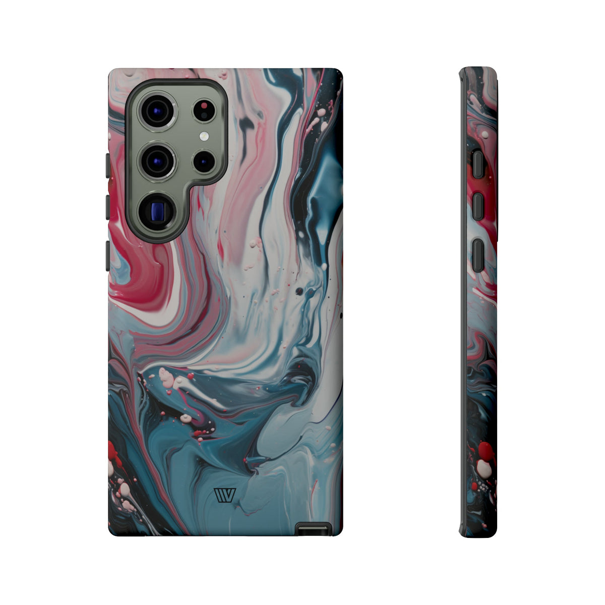 Blue Pastel Swirl Tough Phone Case