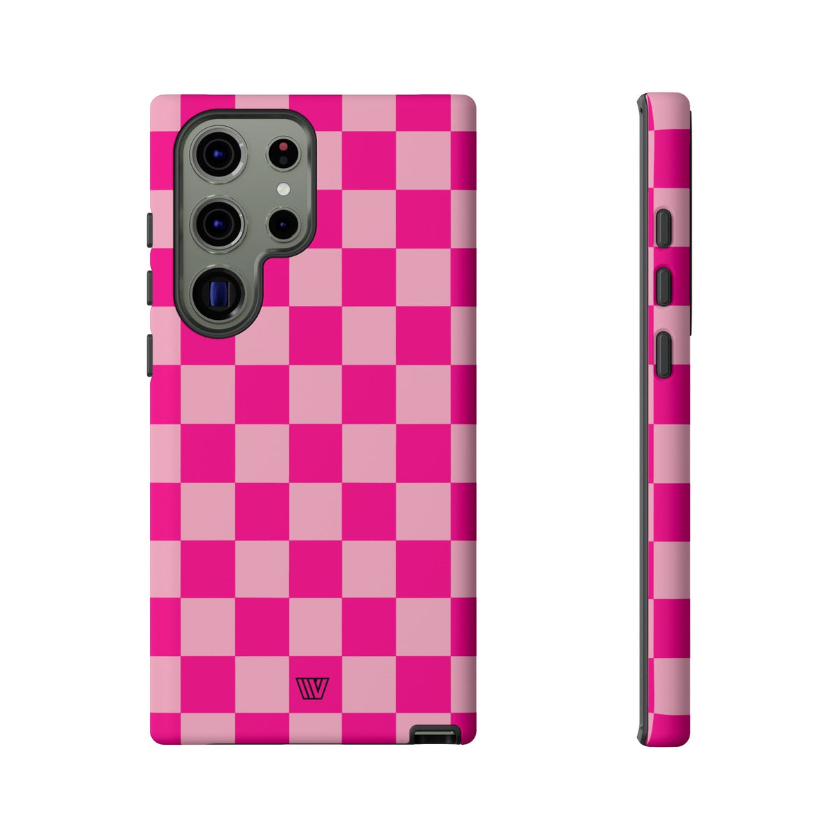 Hot Pink Checkerboard Tough Phone Case Trovvve