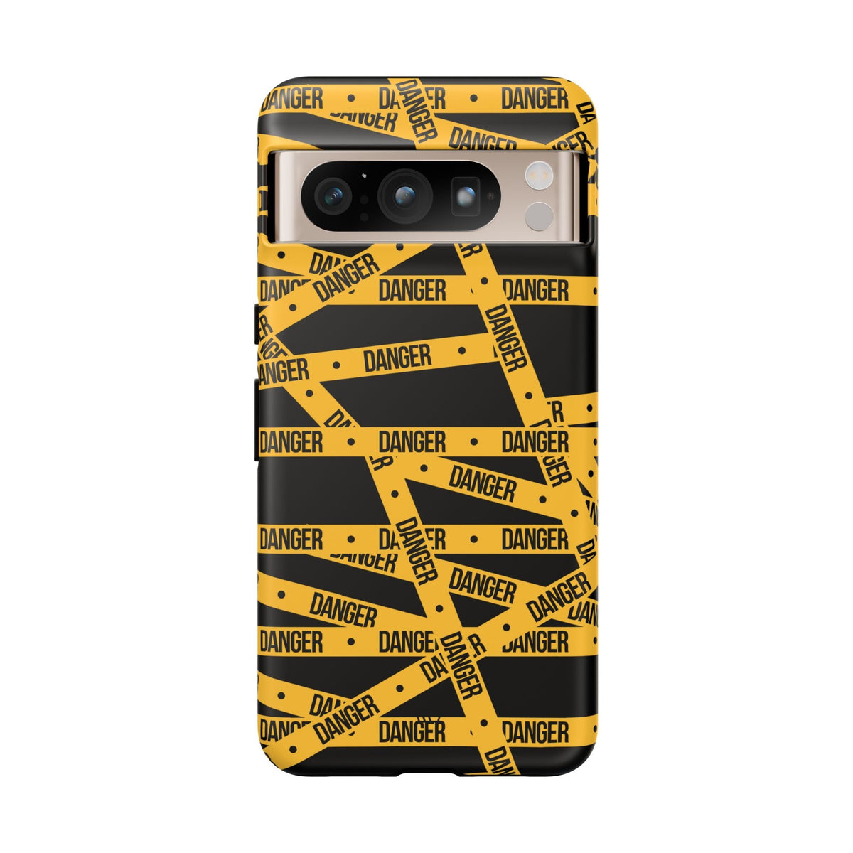 Tough Impact-Resistant Phone Case DANGER TAPE