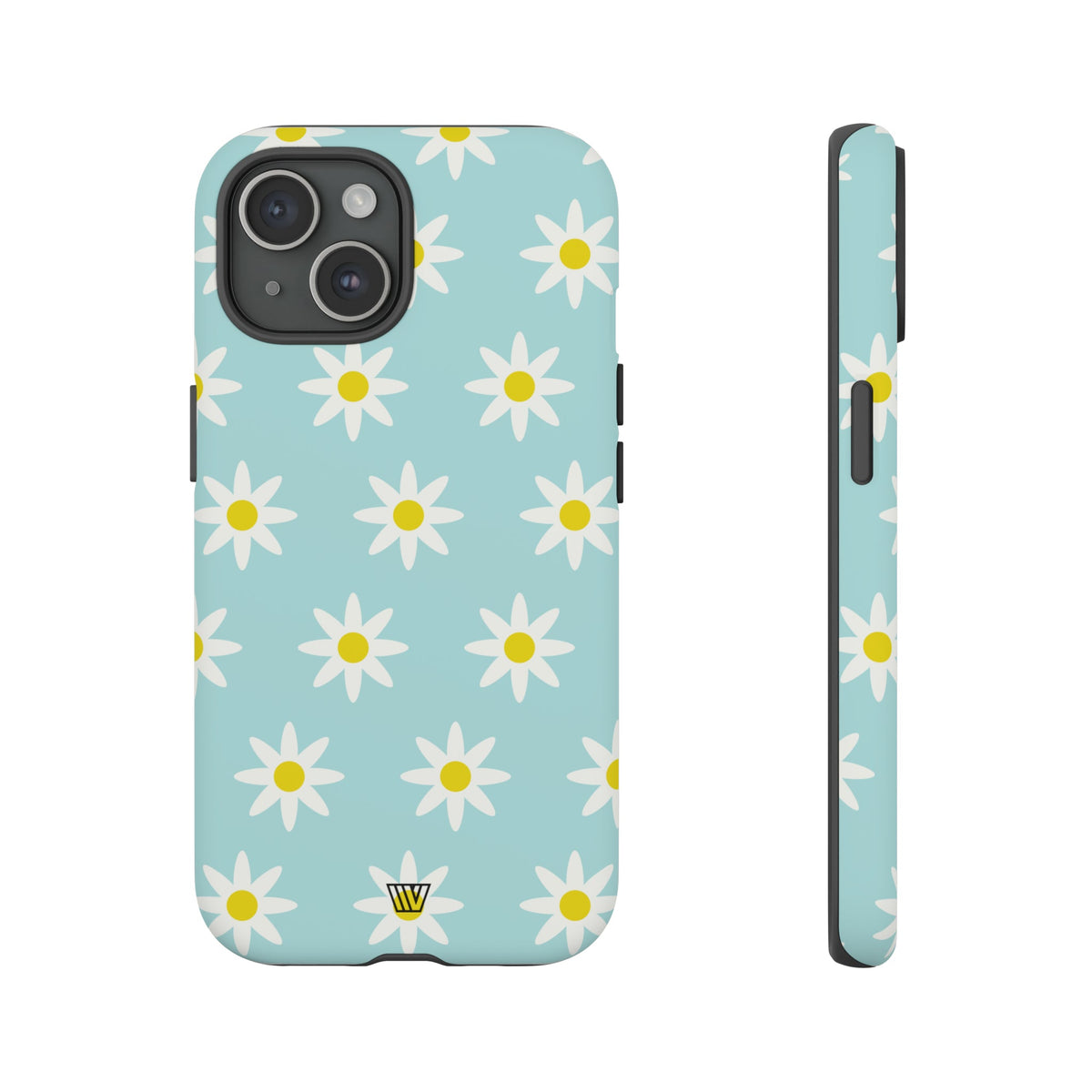 Tough Phone Case Dual Layer Impact Resistant DOODLE DAISY