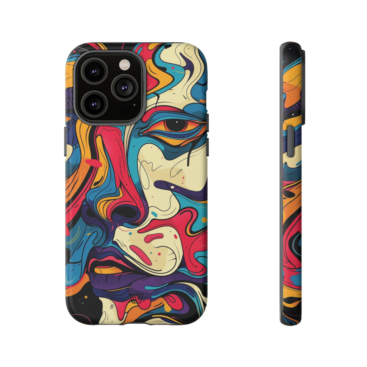 Tough Impact Resistant Phone Case ABSTRACT GAZE