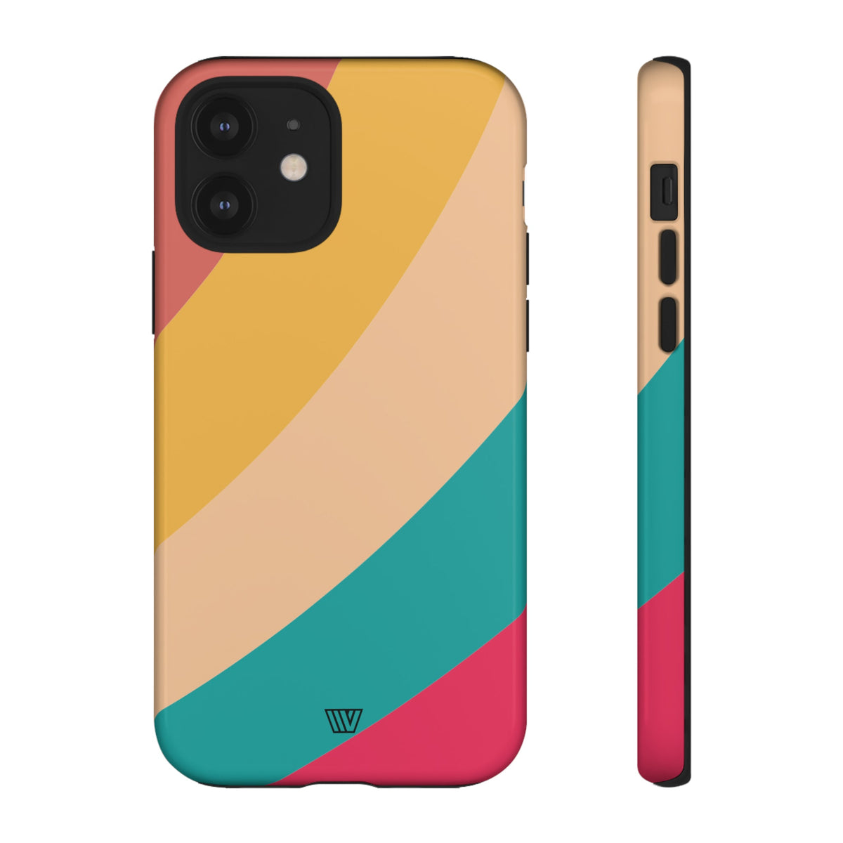 Rainbow Tough Phone Case Durable Impact-Resistant Shell SUMMER BY THE SEA