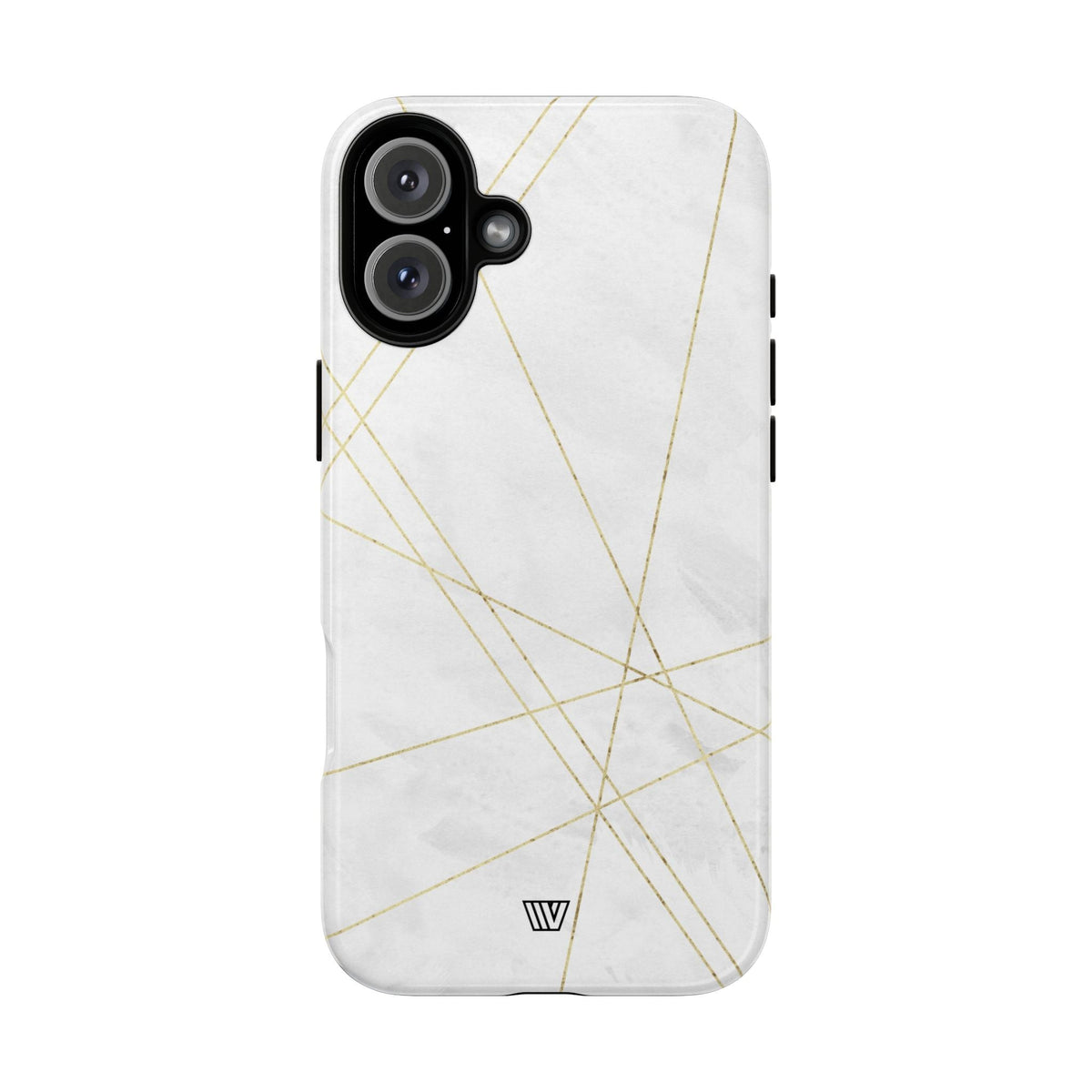 Tough Phone Case Impact Resistant Dual-Layer Shell GOLD LINES