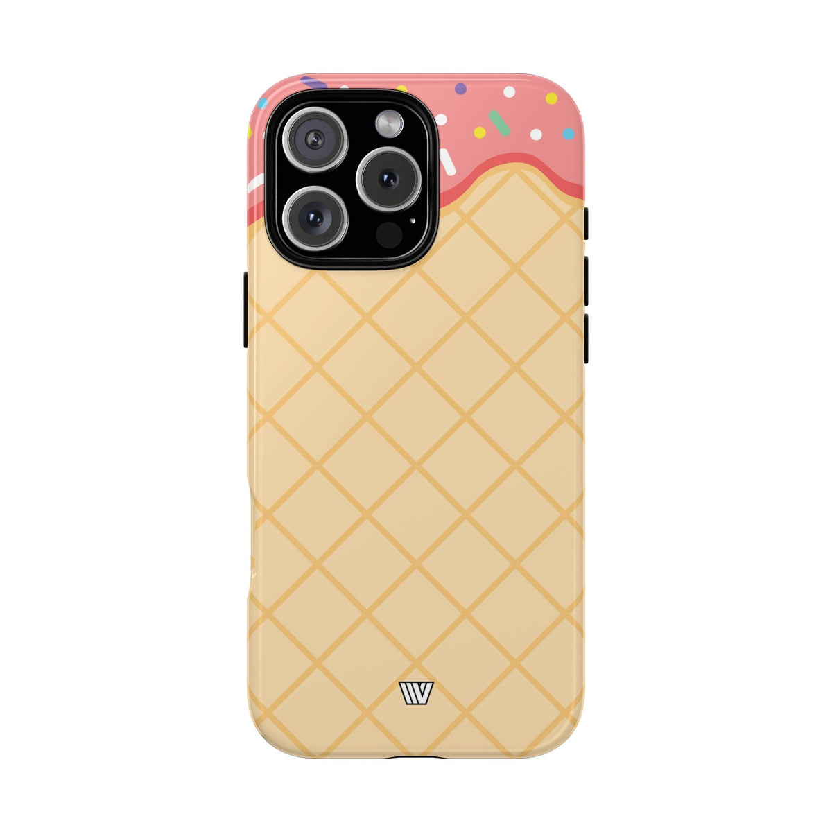 Ice Cream Cone Tough Phone Case Dual-Layer Protection