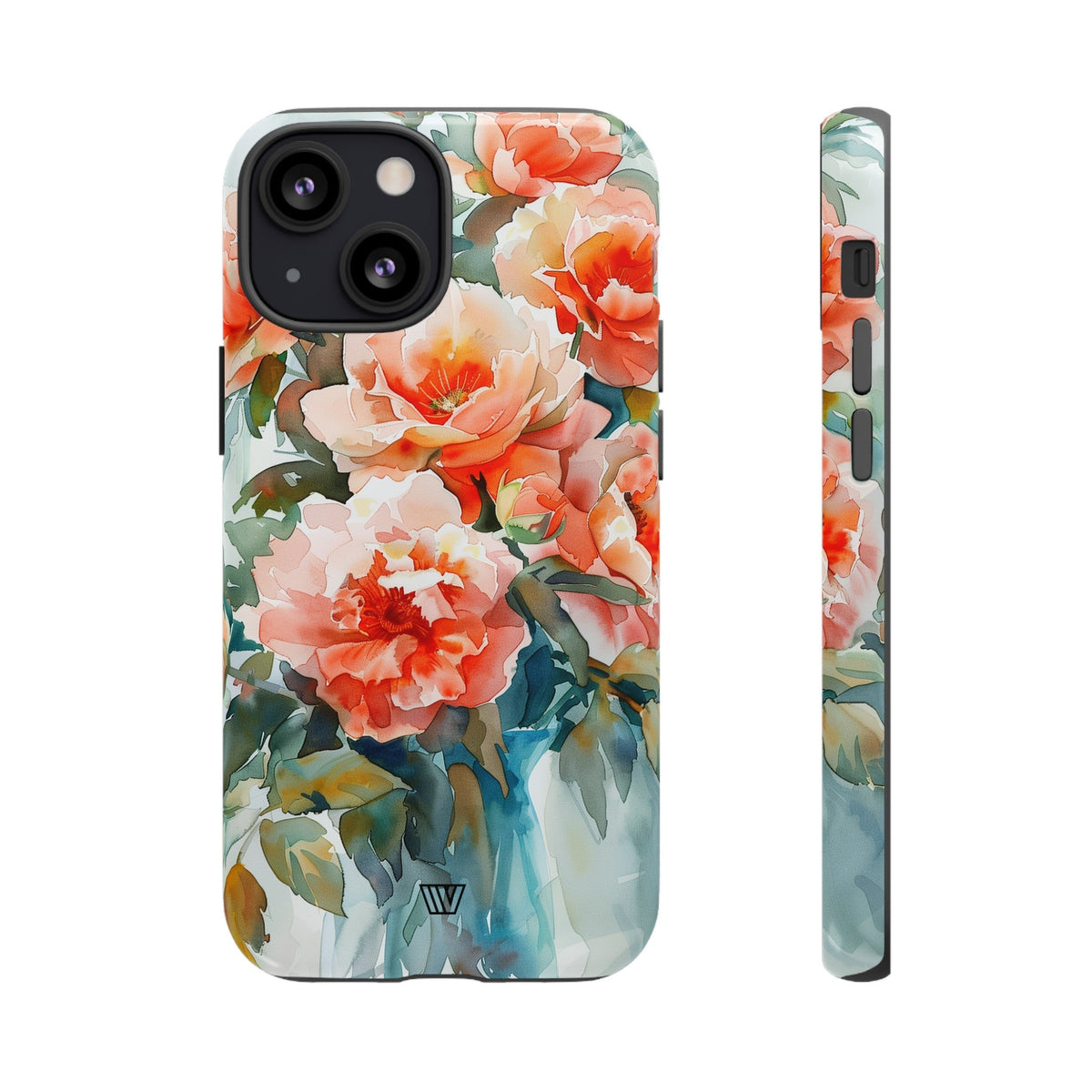 Tough Phone Case Dual-Layer Impact Resistant PEONY DREAMS