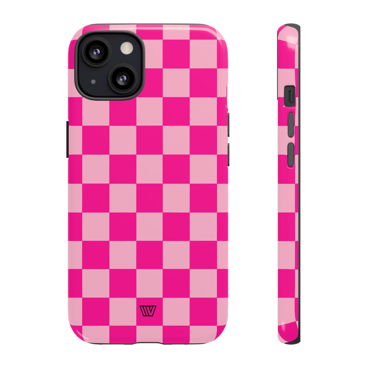Hot Pink Checkerboard Tough Phone Case Trovvve