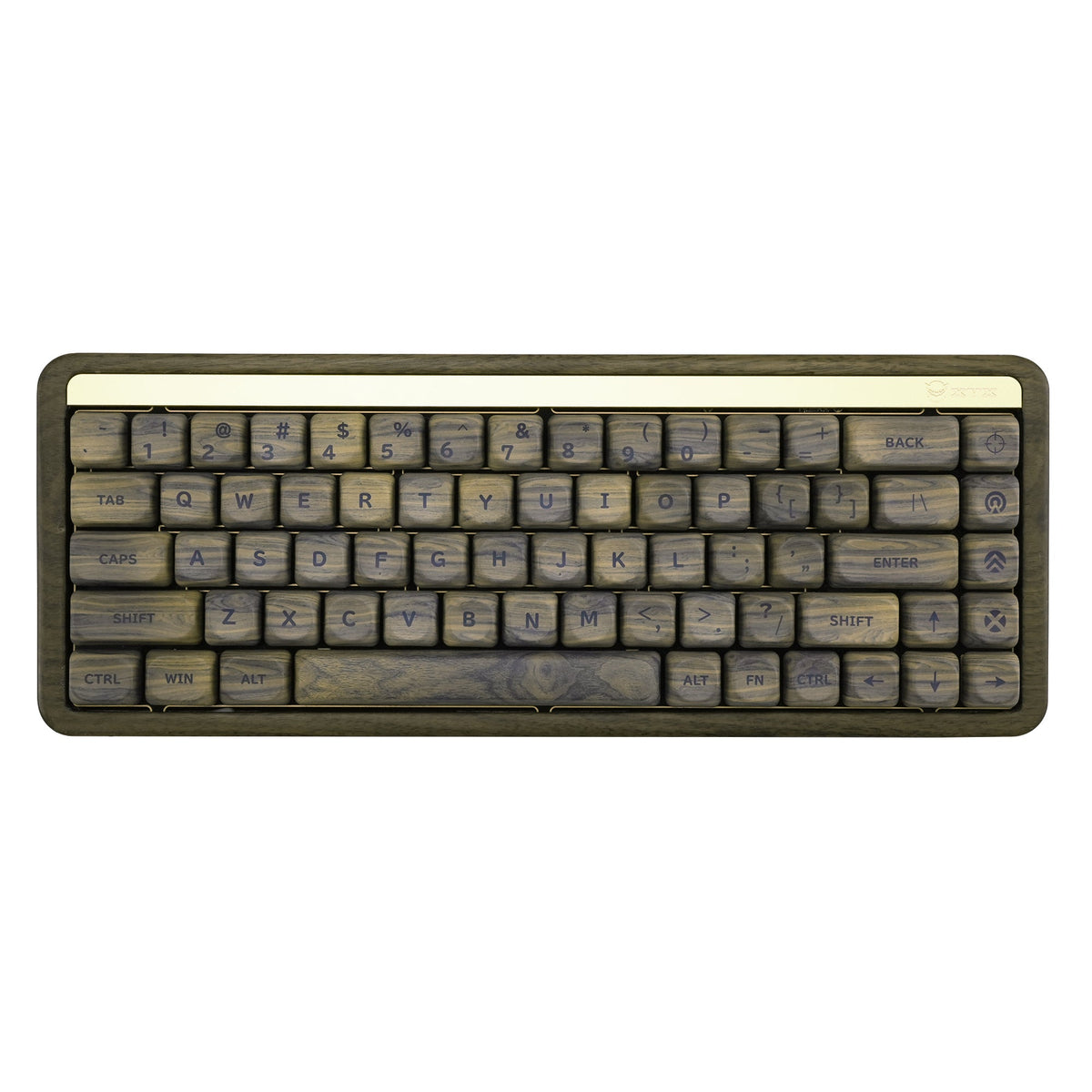 Walnut Texture MOA Profile Dye-Sublimation PBT 130-Key Keycap Set XVX