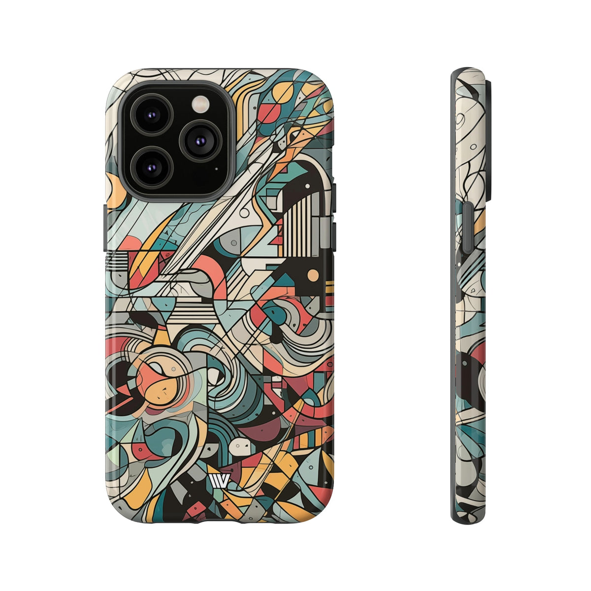Abstract Doodle #2 Impact-Resistant Tough Phone Case