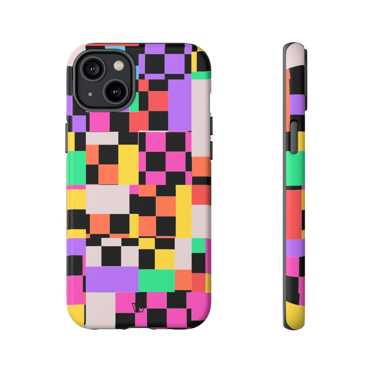 Mashed Up Checkerboard Tough Phone Case
