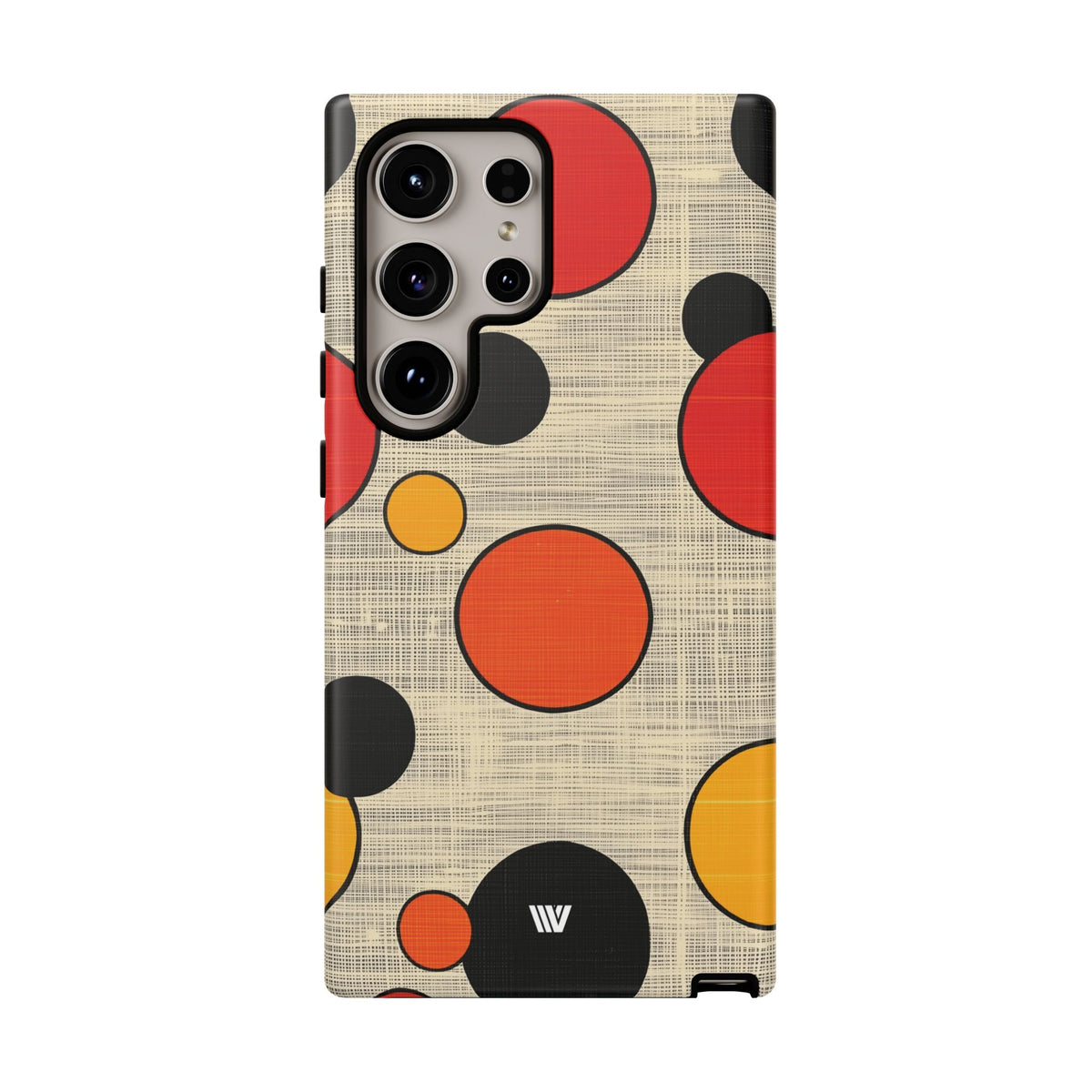 Tough Phone Case Mid-Century Dots Protective Cover