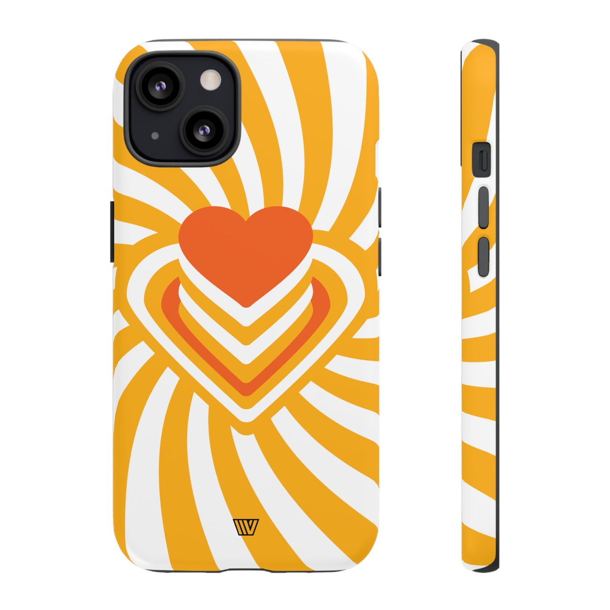 Tough Impact-Resistant Phone Case HEART RAY STACK