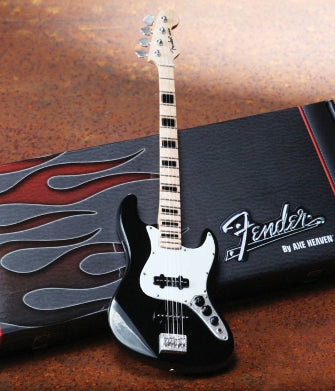 Axe Heaven Fender(Tm) Jazz Bass(Tm) - Black Finish Officially Licensed Miniature -NEW