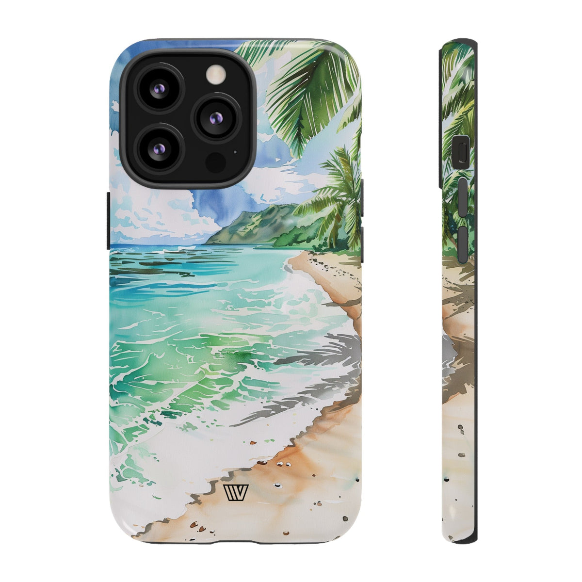 Watercolor Beach Tough Phone Case