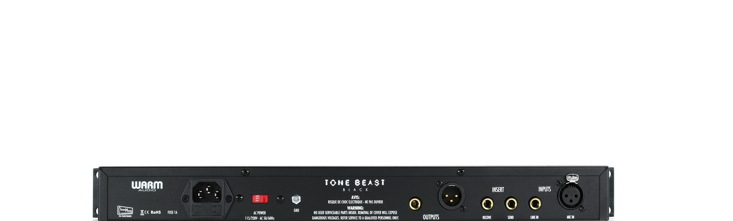 Warm Audio TB12 Tone Beast Microphone Preamp - Black -NEW