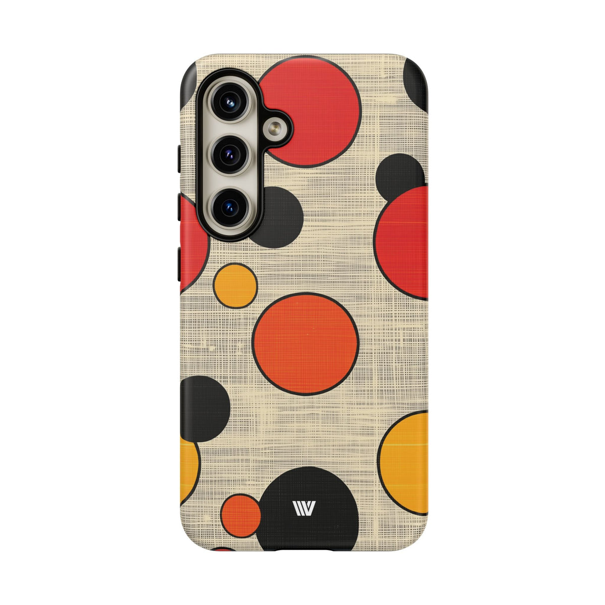 Tough Phone Case Mid-Century Dots Protective Cover