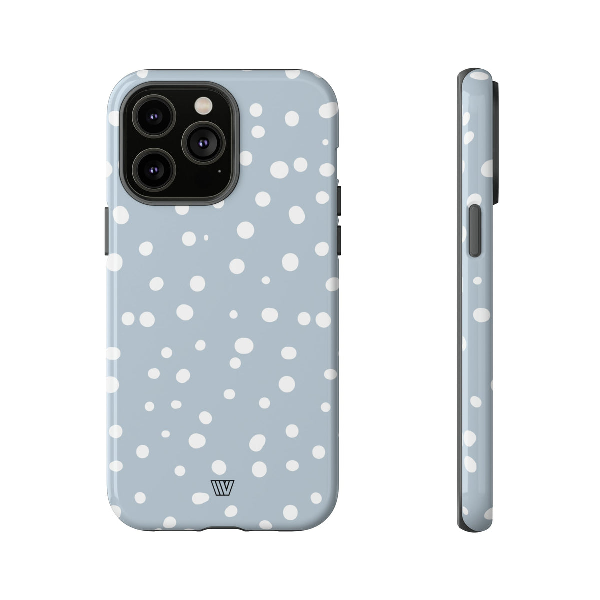 Blue Haze Dots Tough Phone Case Dual-Layer Protective Phone Case