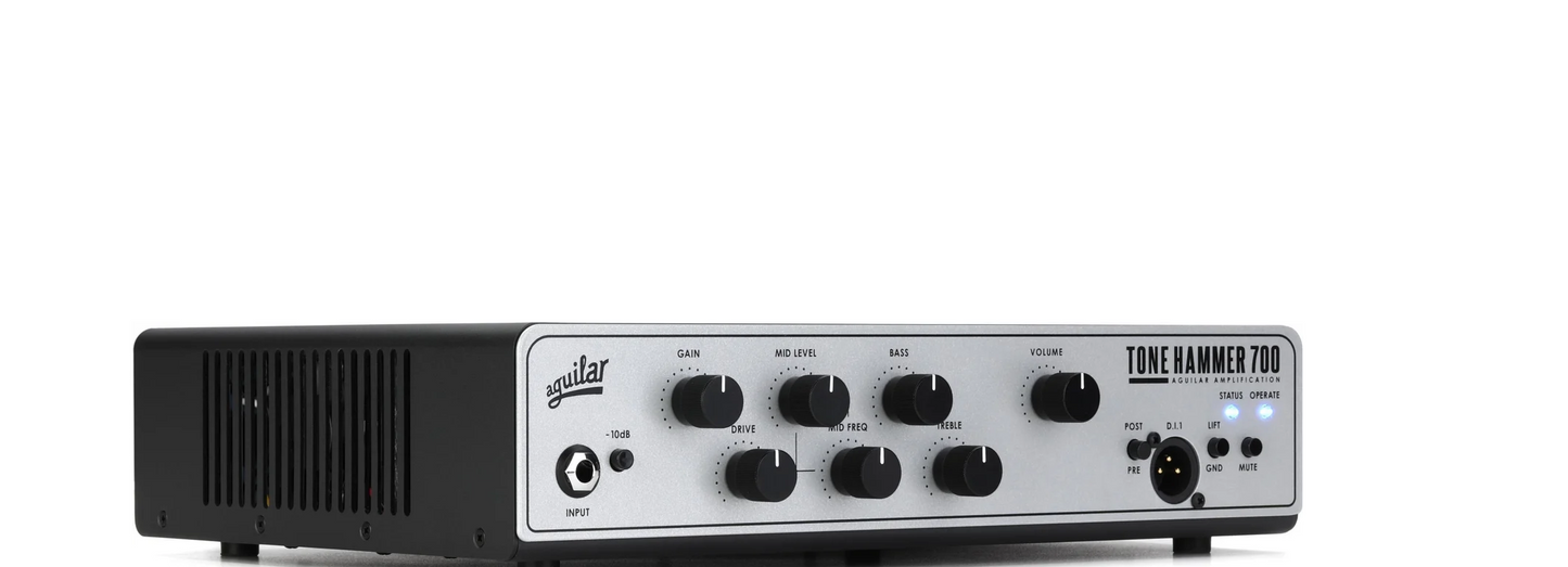 Aguilar TH700V2 Tone Hammer Gen 2 700-watt Bass Amplifier Head -NEW