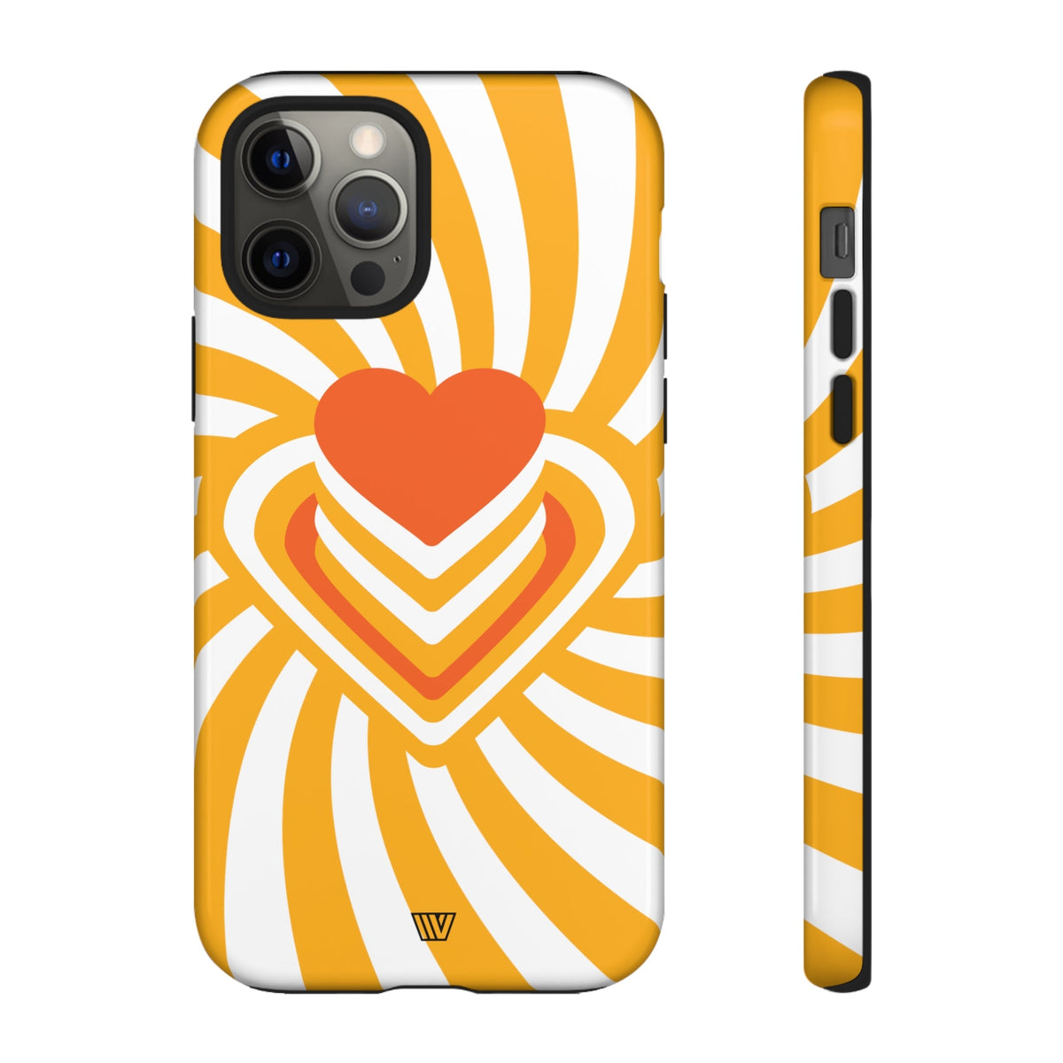 Tough Impact-Resistant Phone Case HEART RAY STACK