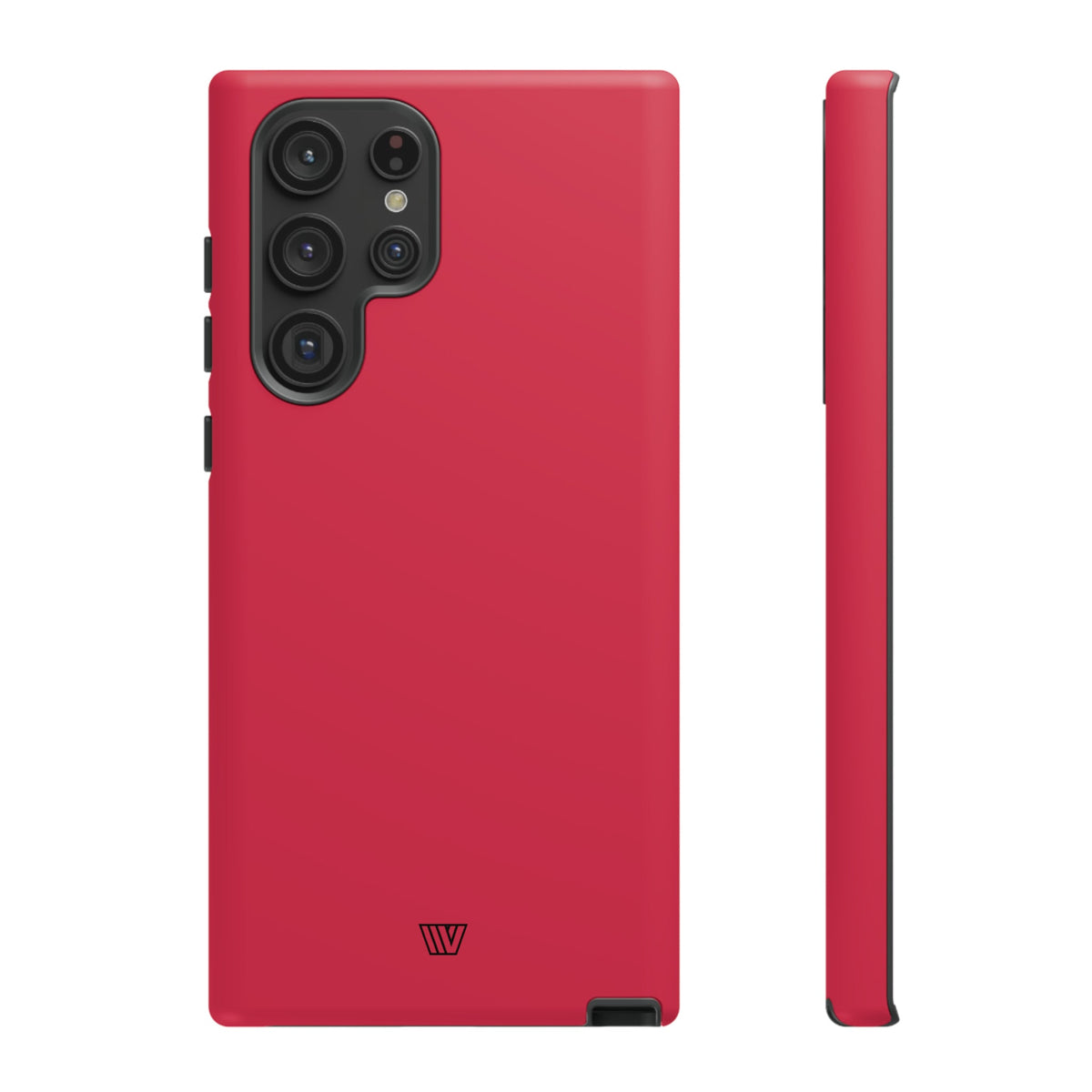 Red Amaranth Tough Phone Case Dual-Layer Protection