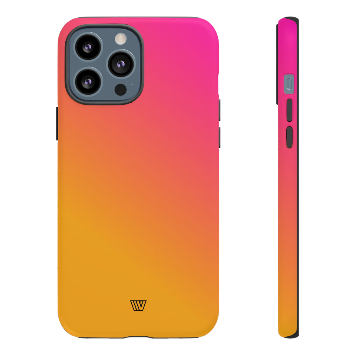 Hot Pink Orange Tough Phone Case