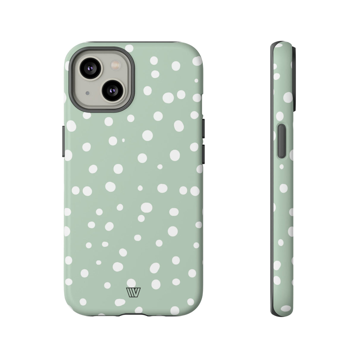 Pastel Green Dots Tough Phone Case