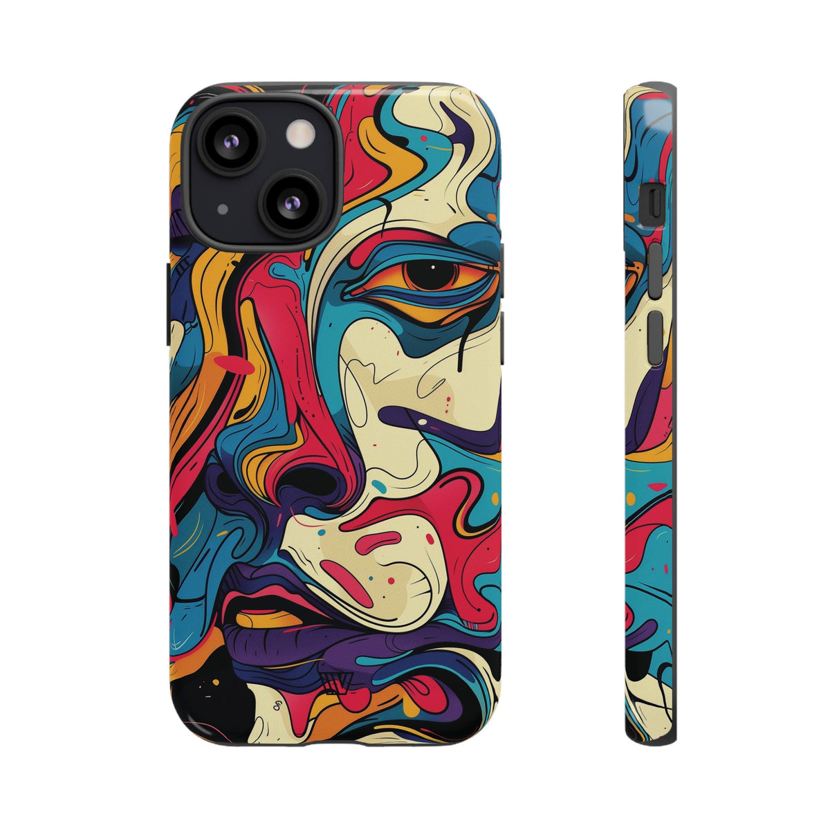 Tough Impact Resistant Phone Case ABSTRACT GAZE