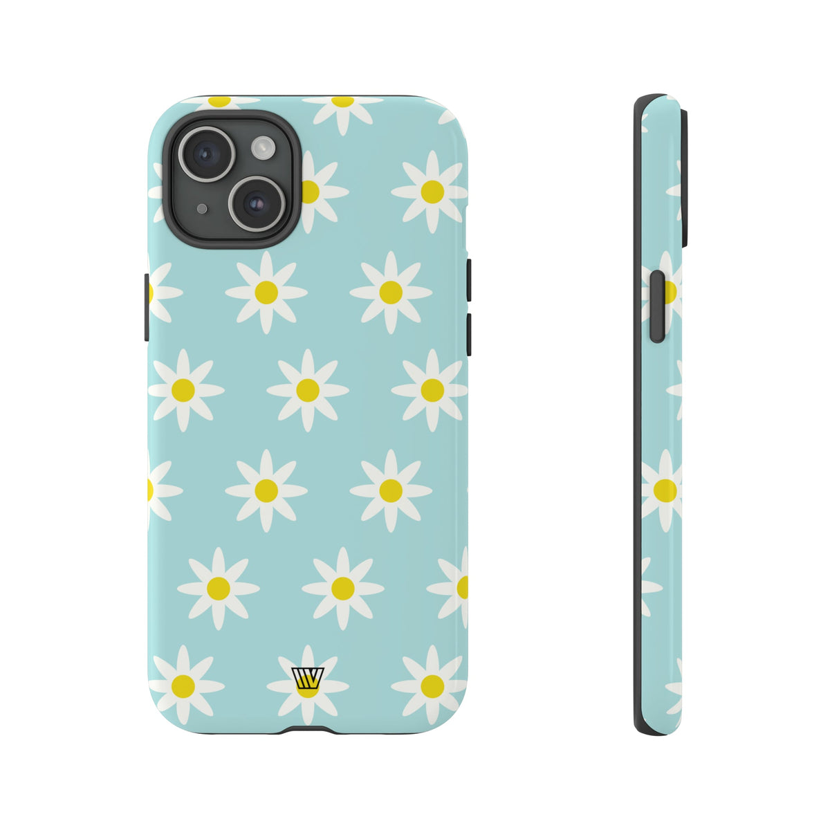 Tough Phone Case Dual Layer Impact Resistant DOODLE DAISY