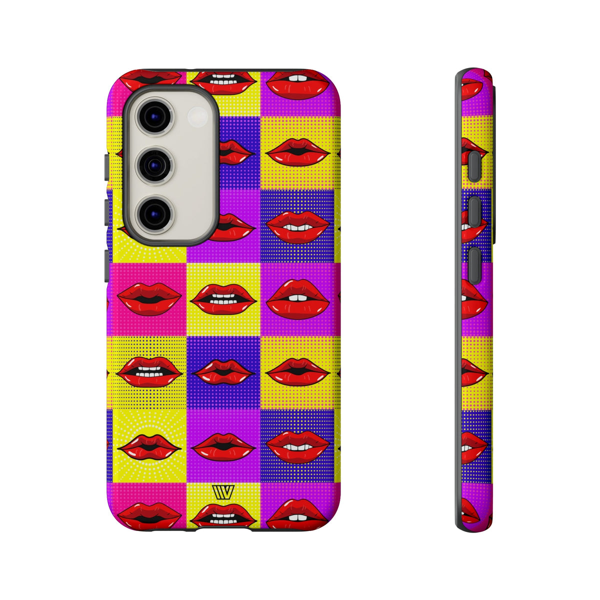 Tough Phone Case Dual-layer Protection POP ART LIPS