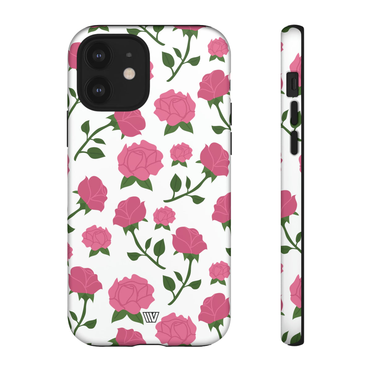 Pink Roses Tough Phone Case Dual-Layer Protective Trovvve