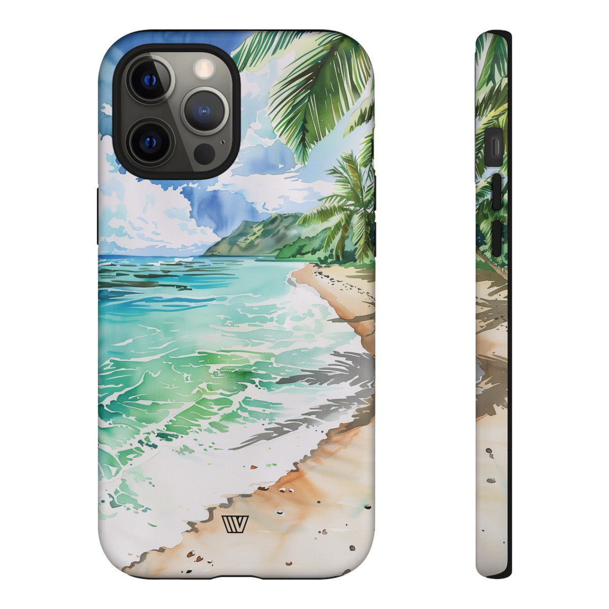 Watercolor Beach Tough Phone Case