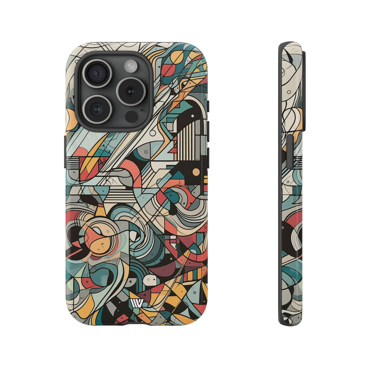 Abstract Doodle #2 Impact-Resistant Tough Phone Case