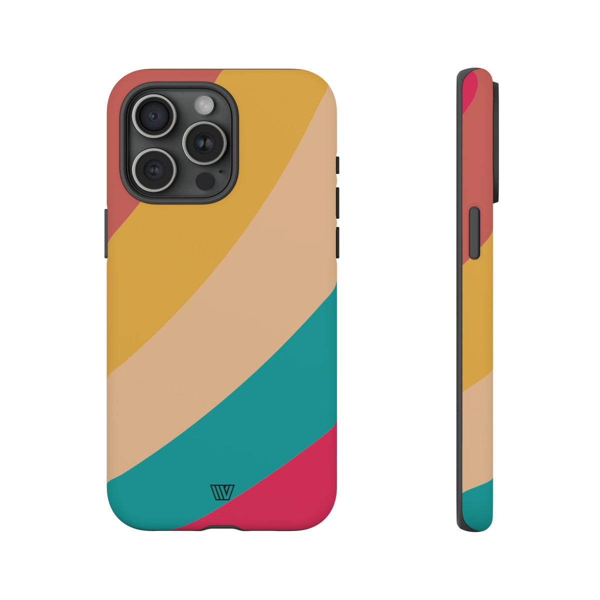 Rainbow Tough Phone Case Durable Impact-Resistant Shell SUMMER BY THE SEA