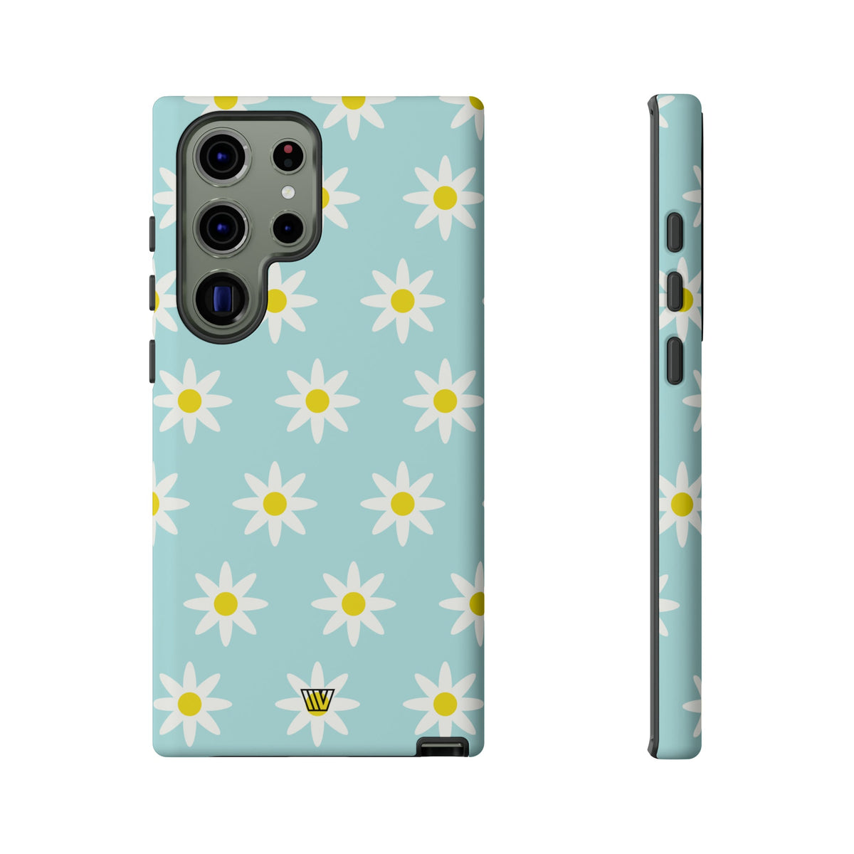 Tough Phone Case Dual Layer Impact Resistant DOODLE DAISY