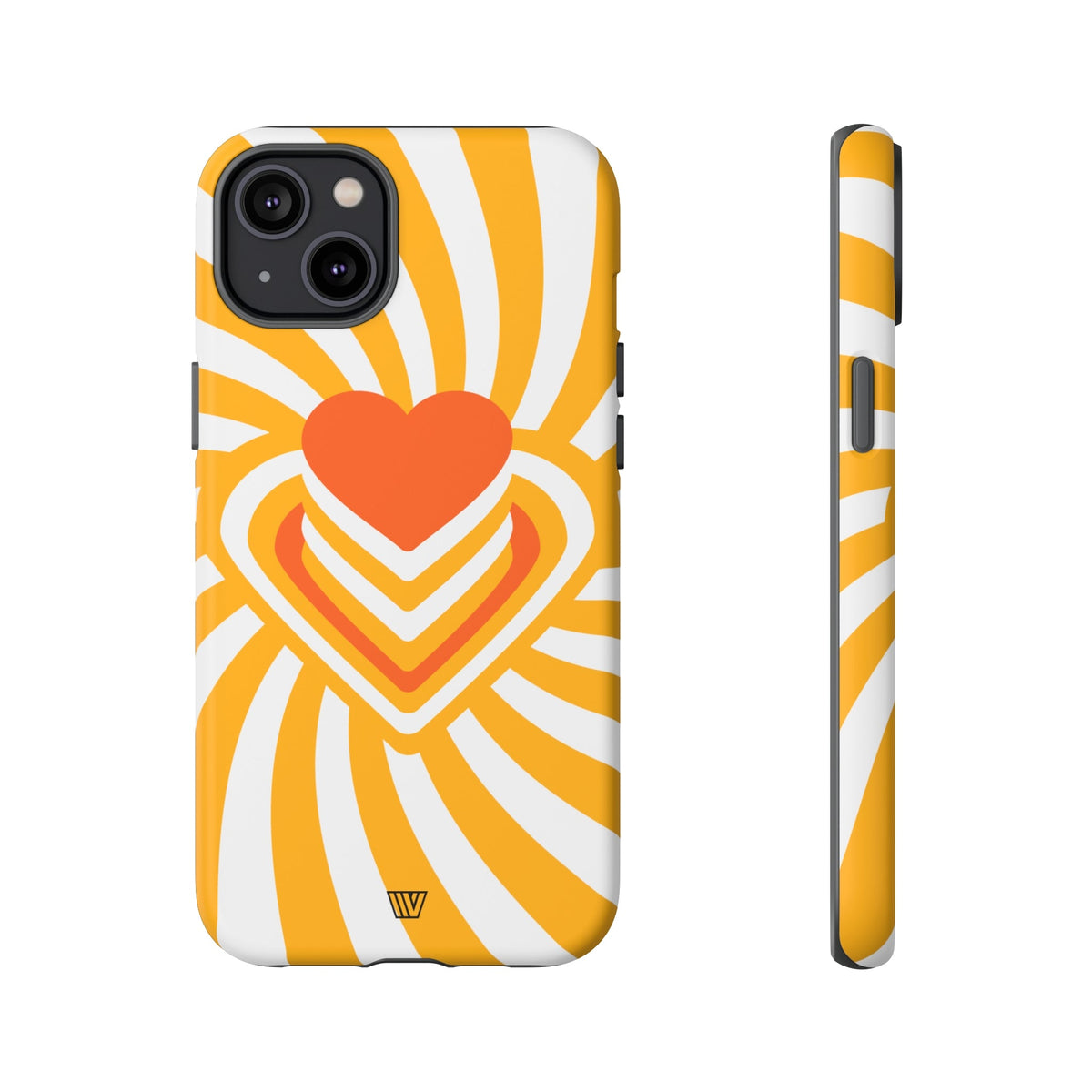 Tough Impact-Resistant Phone Case HEART RAY STACK
