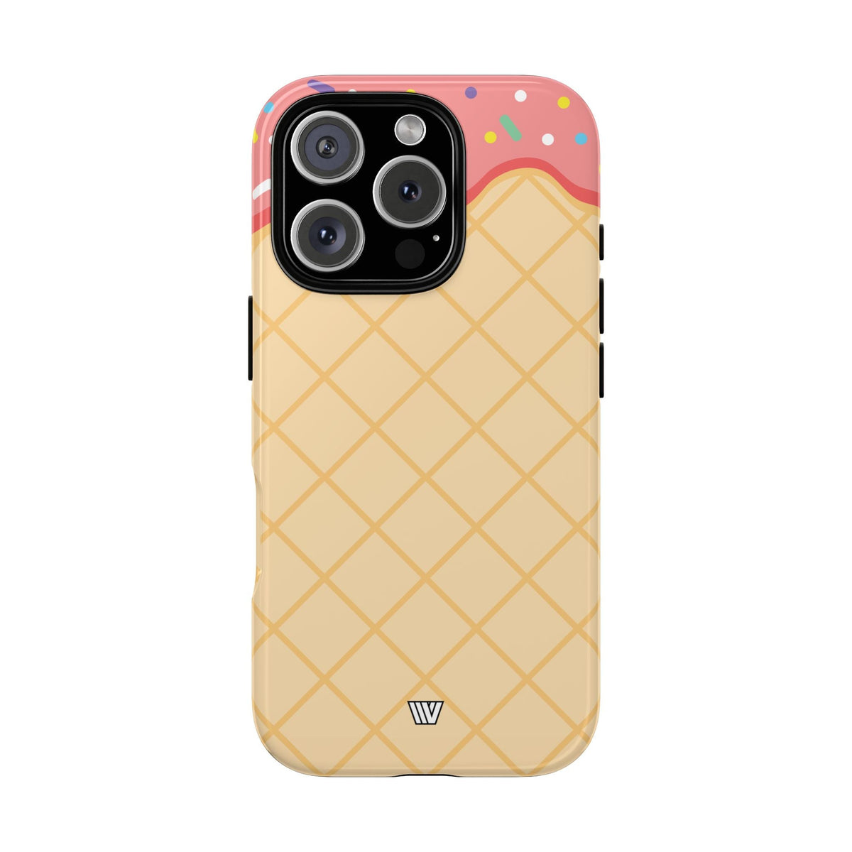 Ice Cream Cone Tough Phone Case Dual-Layer Protection