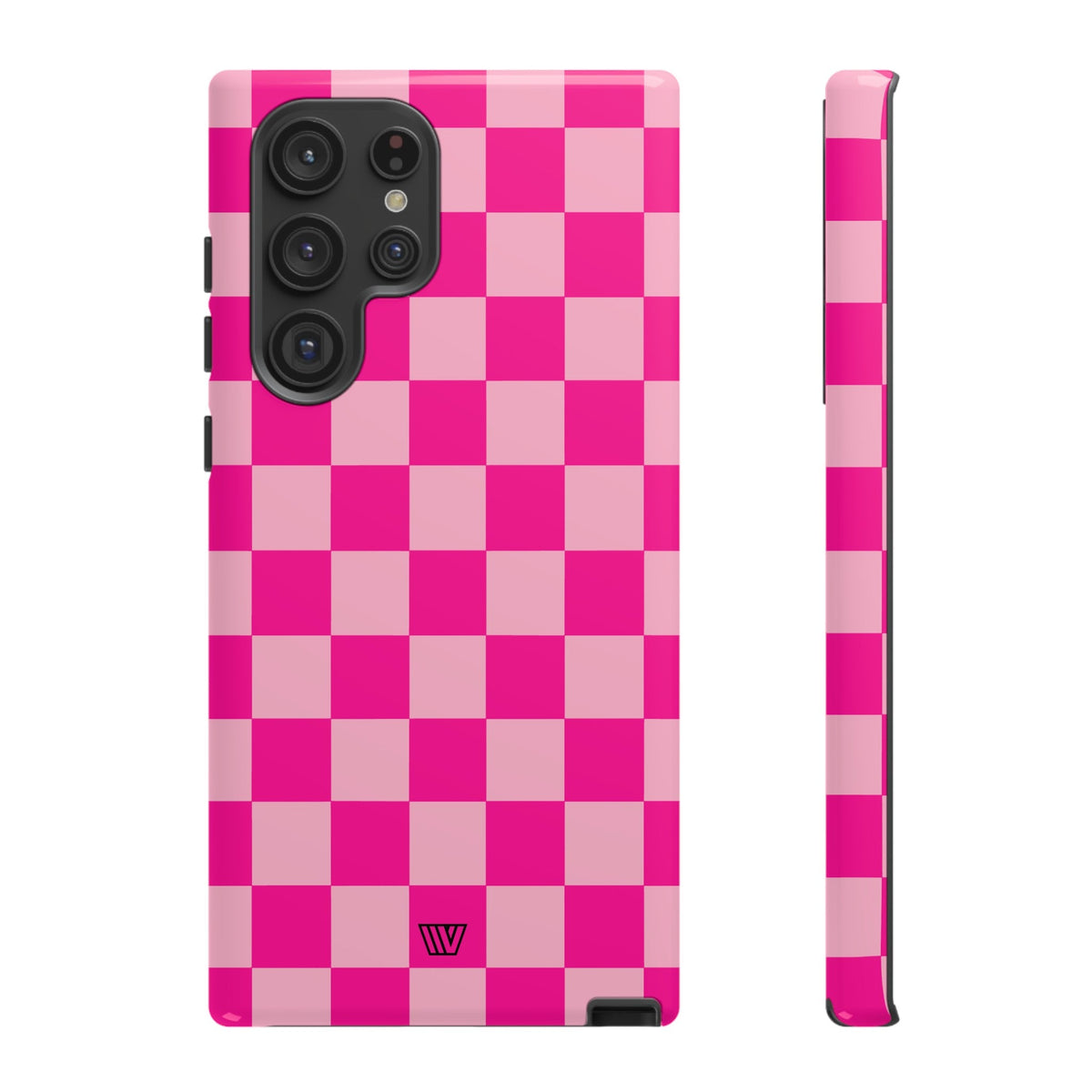 Hot Pink Checkerboard Tough Phone Case Trovvve
