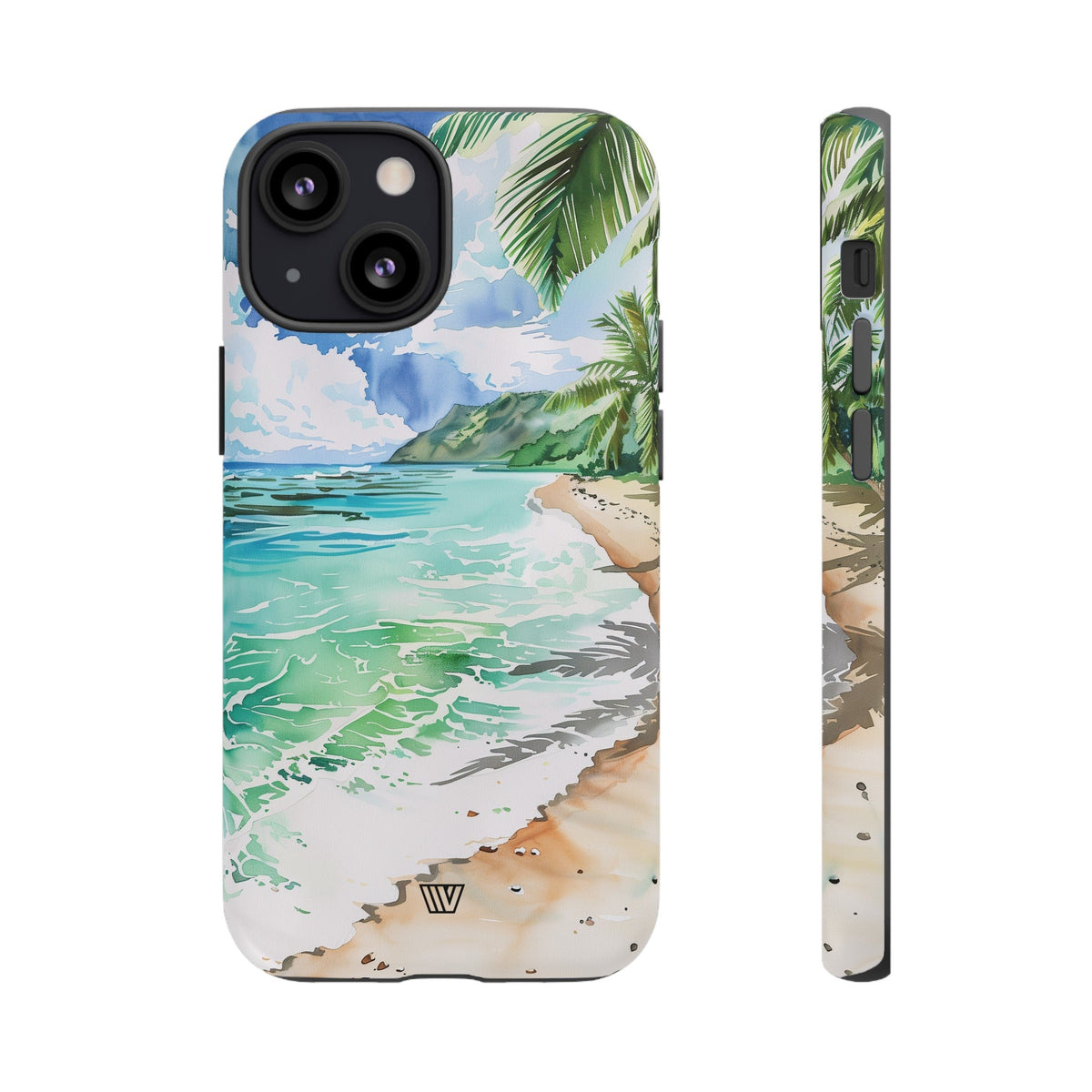 Watercolor Beach Tough Phone Case