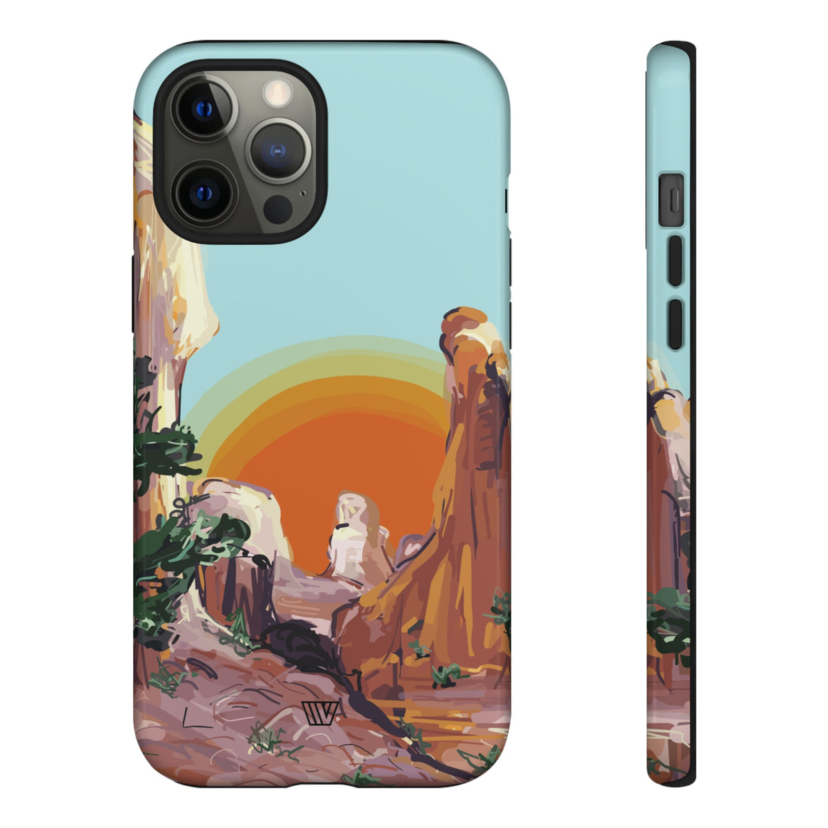 Tough Phone Case 8ft Drop Tested DESERT SUNRISE TROVVVE X EARTH FORMATIONS