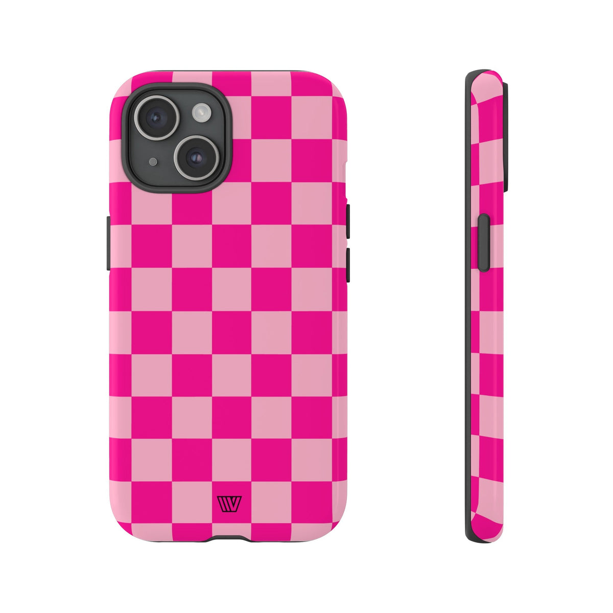 Hot Pink Checkerboard Tough Phone Case Trovvve