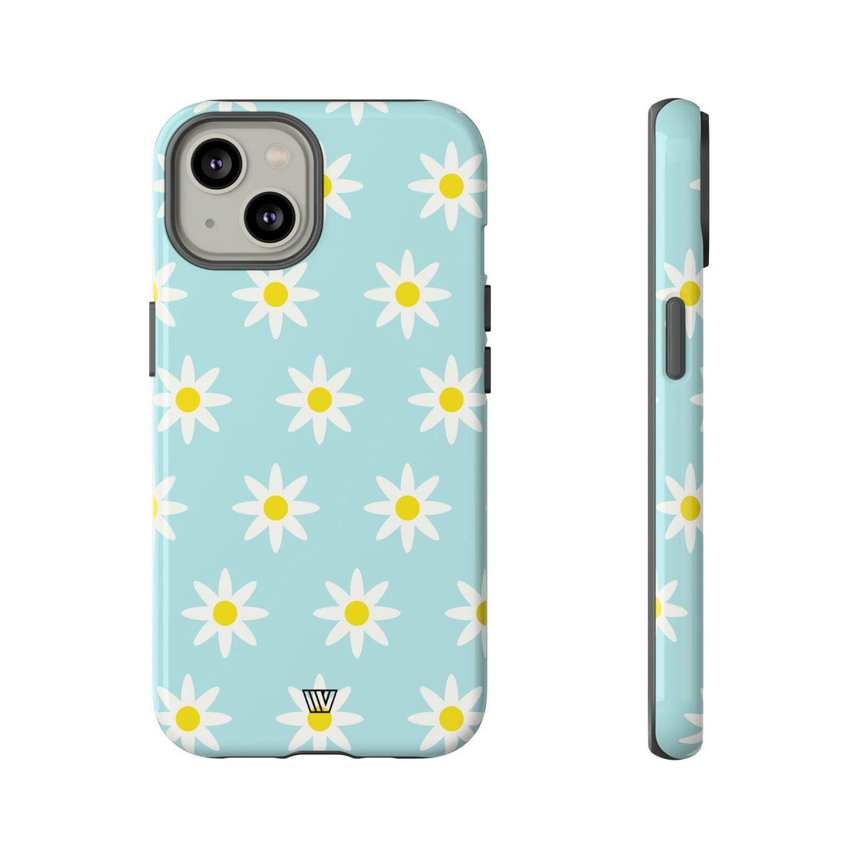 Tough Phone Case Dual Layer Impact Resistant DOODLE DAISY