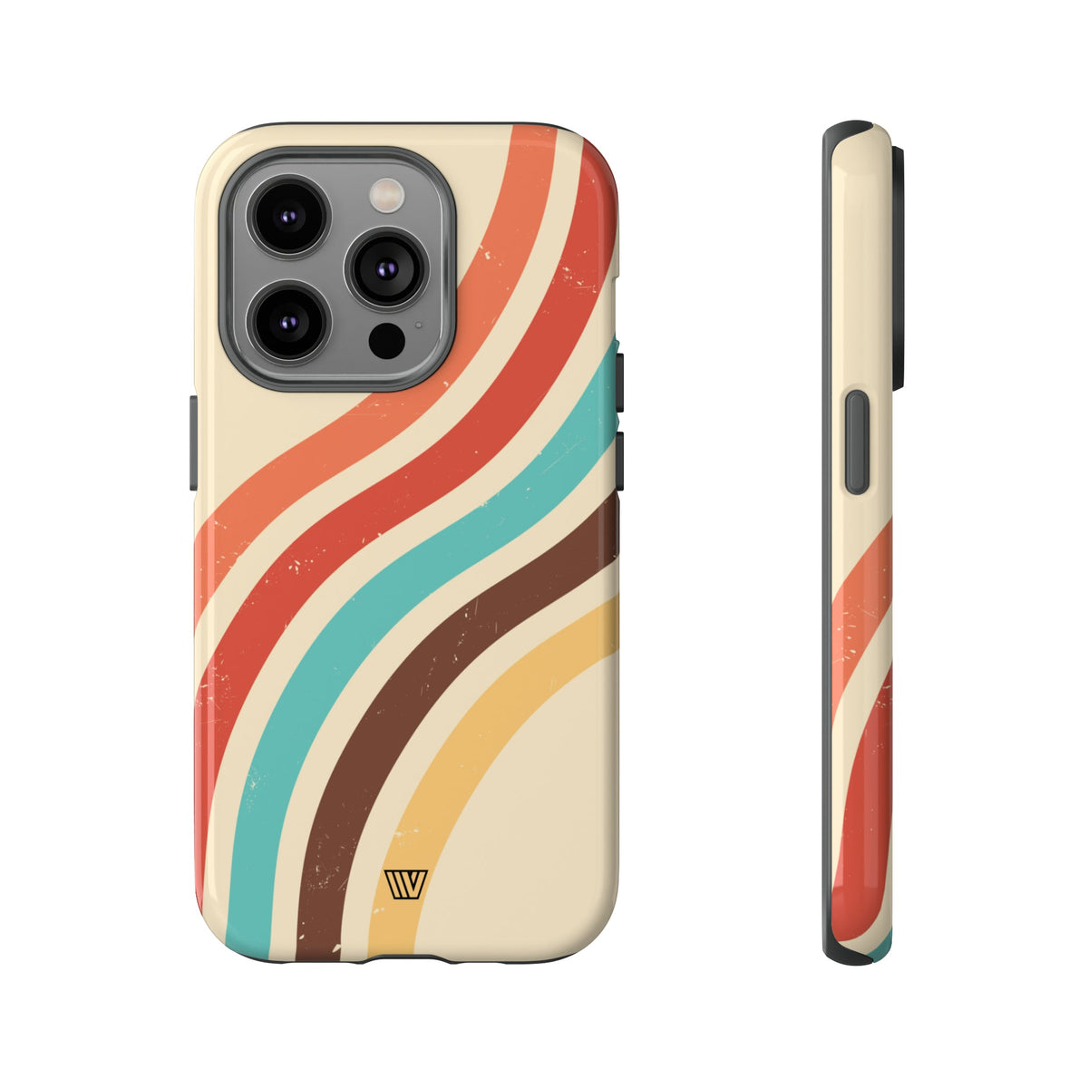 Vintage Stripe Tough Durable Phone Case