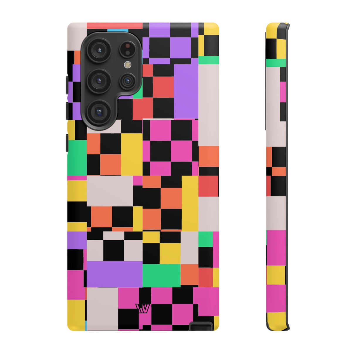 Mashed Up Checkerboard Tough Phone Case