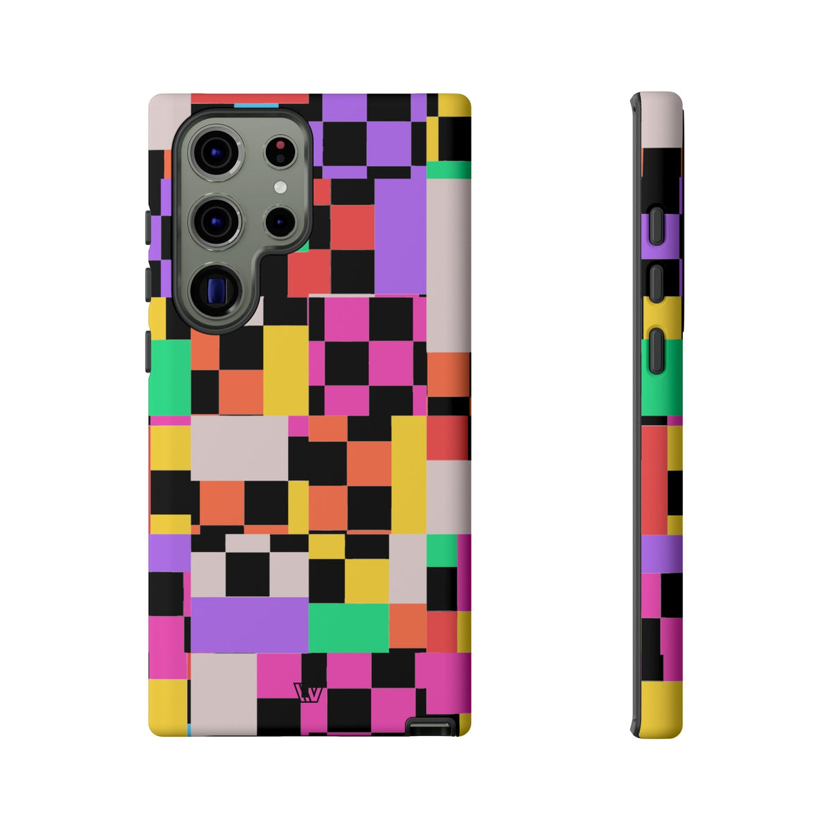 Mashed Up Checkerboard Tough Phone Case