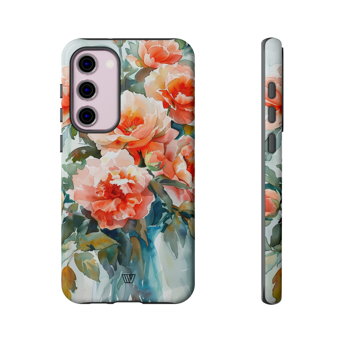 Tough Phone Case Dual-Layer Impact Resistant PEONY DREAMS